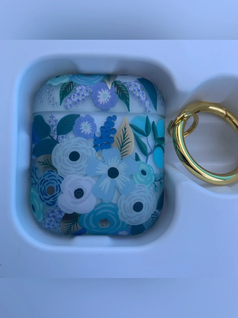 Rifle Paper Co. x Case-Mate AirPods Case – Garden Party Blue Floral
